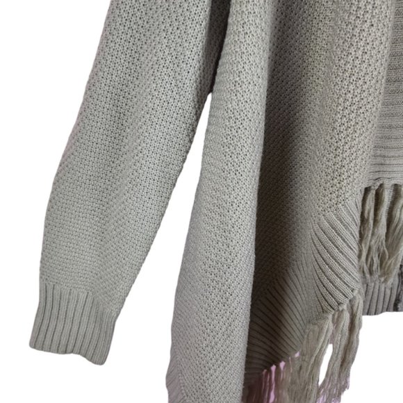 Poncho style knit cardigan xl - Picture 2 of 6